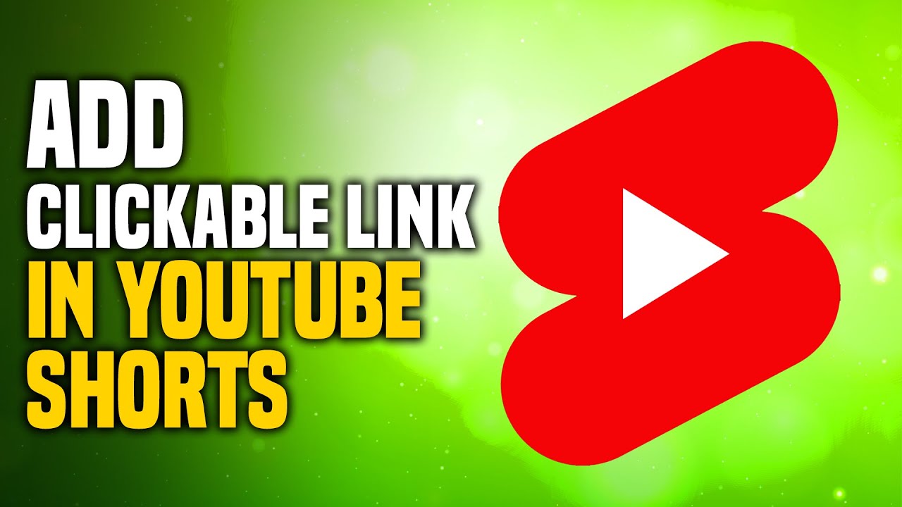 How To Add Clickable Link In YouTube Shorts (EASY!) - YouTube