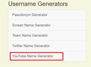 12 Top Free YouTube Name Generators in 2021